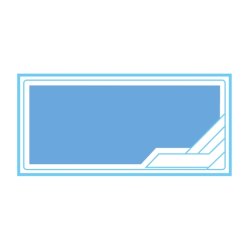 Coral Helios glasfiber pool
